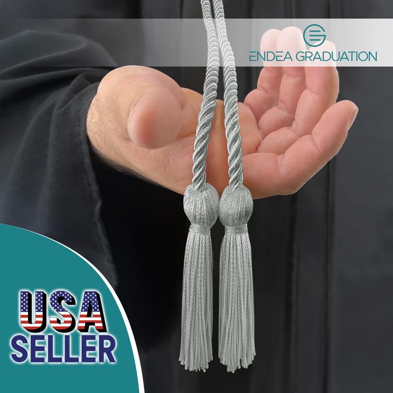 Endea Graduation Double Honor Cord (Silver) - Image 2